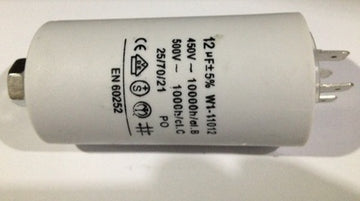 Condensateur de demarrage 12 mf 12µf 12 mf µf micro farad 400v 450v 500v pour tondeuse electrique - ECLATS DESTOCKAGE