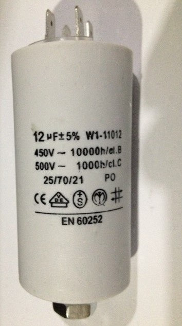 Condensateur de demarrage 12 mf µf micro farad 500v ECLATS DESTOCKAGE