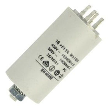 Condensateur de demarrage 16µf 16 mf micro farad 400v 450v 500v tondeuse electrique - ECLATS DESTOCKAGE