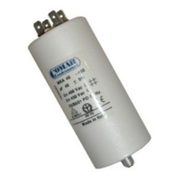 Condensateur de démarrage 40 mf 40µf micro farad 400v 450v 500v cosse faston - ECLATS DESTOCKAGE
