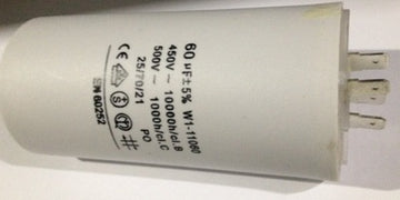 Condensateur de demarrage 60µf 60 mf µf micro farad 45 x 116 mm pour tondeuse electrique - ECLATS DESTOCKAGE