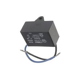 Condensateur de ventilateur de plafond 4mf 4 mf uf micro farad CBB61 4uf 450VAC 2 fils 50/60 Hz - ECLATS DESTOCKAGE