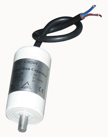 Condensateur electrique cbb60 condo fil 8µf 8 mf micro farad 450v 8mf cable demarrage moteur - ECLATS DESTOCKAGE