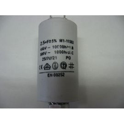 Condensateur moteur de demarrage 2.5 mf uf micro farad 400v 450v 50/60hz ECLATS DESTOCKAGE
