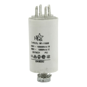 Condensateur permanent 1µf 1 mf µf micro farad 450v demarrage moteur 50/60 hz condo cosse faston - ECLATS DESTOCKAGE