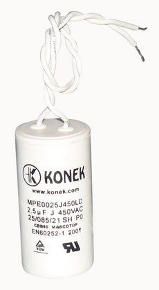 Condensateur permanent 2.5mf 2.5 mf uf micro farad 450v cbb60 condo moteur pompe demarrage moteur