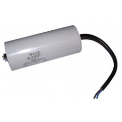 Condensateur permanent 50uf a fils demarrage moteur condo 50 µf mf micro farad cable - ECLATS DESTOCKAGE