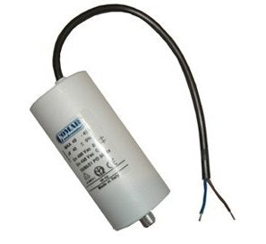 Condensateur permanent 80uf a fils 400v 450v 500v demarrage moteur condo 80µf mf micro farad cable - ECLATS DESTOCKAGE