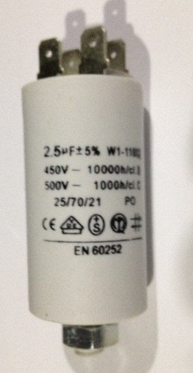 Condensateur pompe 2mf 450v chaffoteaux 60028463 2µf 2 mf µf micro farad 450v 50/60hz - ECLATS DESTOCKAGE