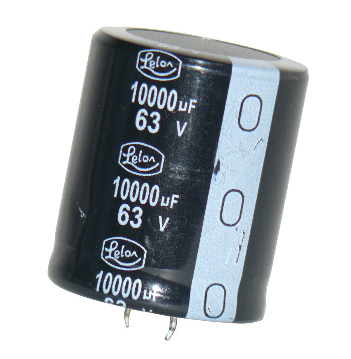 Condensateur snap in 10000 µf 63vdc dim: 35 x 45 mm  cdchrsi63v10kmf - ECLATS DESTOCKAGE