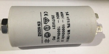 Condensateur standard permanent 14µf 14 mf µf micro farad 400v 450v à condo a double cosses - ECLATS DESTOCKAGE