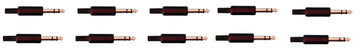 10 Connecteur hifi jack mâle stereo 6,35 sonorisation sono sound system ECLATS DESTOCKAGE