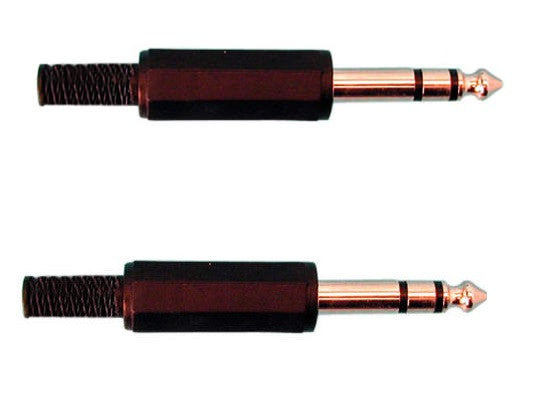 2 Connecteur hifi jack mâle stereo 6,35 sonorisation sono sound system ECLATS DESTOCKAGE