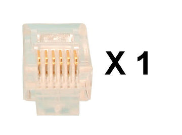 Connecteur modulaire rj12 6p6c ECLATS DESTOCKAGE