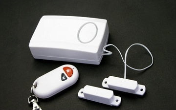 Contact alarme porte fenetre sans fil lk-6688 avec sirene et telecommande marche arret - ECLATS DESTOCKAGE
