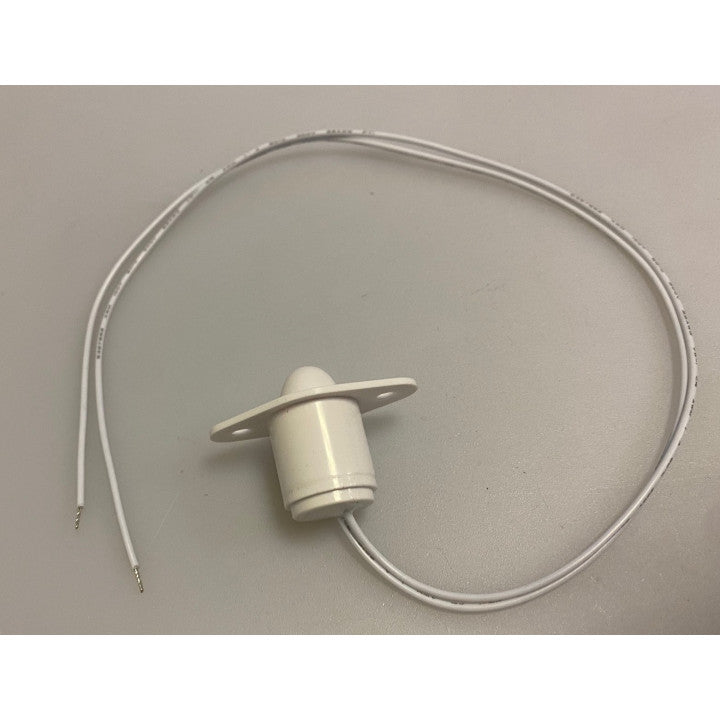 Contact nf encastre 9mm blanc 2 fils detecteur ouverture capteur magnetique pour alarme