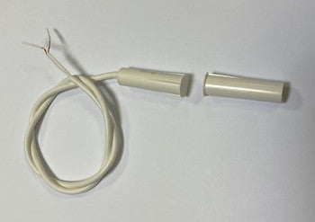 Contact blanc nf encastre 9mm 2 fils detecteur ouverture capteur magnetique pour alarme ECLATS DESTOCKAGE