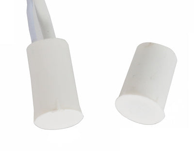 Contact nf encastrable blanc 10mm detecteur ouverture capteur magnetique pour alarme ECLATS DESTOCKAGE