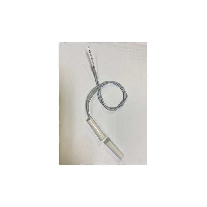 Contact nf encastre 9mm 10mm blanc 2 fils 30cm detecteur ouverture capteur magnetique ms-105r 2 wire