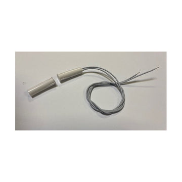 Contact nf encastre 9mm 10mm blanc 2 fils 30cm detecteur ouverture capteur magnetique ms-105r 2 wire