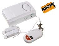 Contact + pile 9v pour porte ou fenetre alarme sans fil sirene et telecommande on off - ECLATS DESTOCKAGE