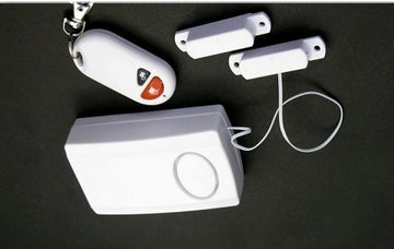 Contact porte fenetre lk-6688 sans fil alarme avec sirene et telecommande - ECLATS DESTOCKAGE