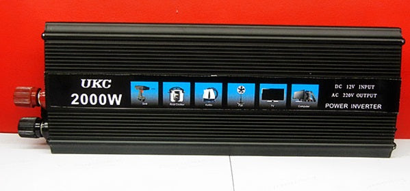 Convertisseur 12v 220v 2000w / 4000w en crete changeur tension digital 230v 240v - ECLATS DESTOCKAGE