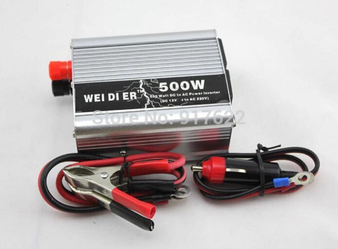 Convertisseur 12v vers 230v 500w 1000w en crête 220v 240v adaptateur universel - ECLATS DESTOCKAGE
