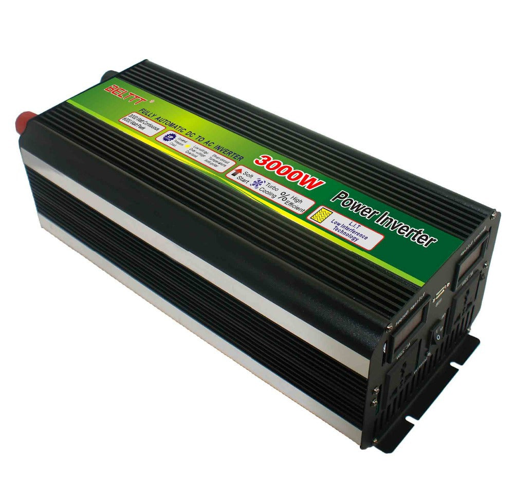Convertisseur 3000w systeme solaire 12v 220V avec Led - ECLATS DESTOCKAGE