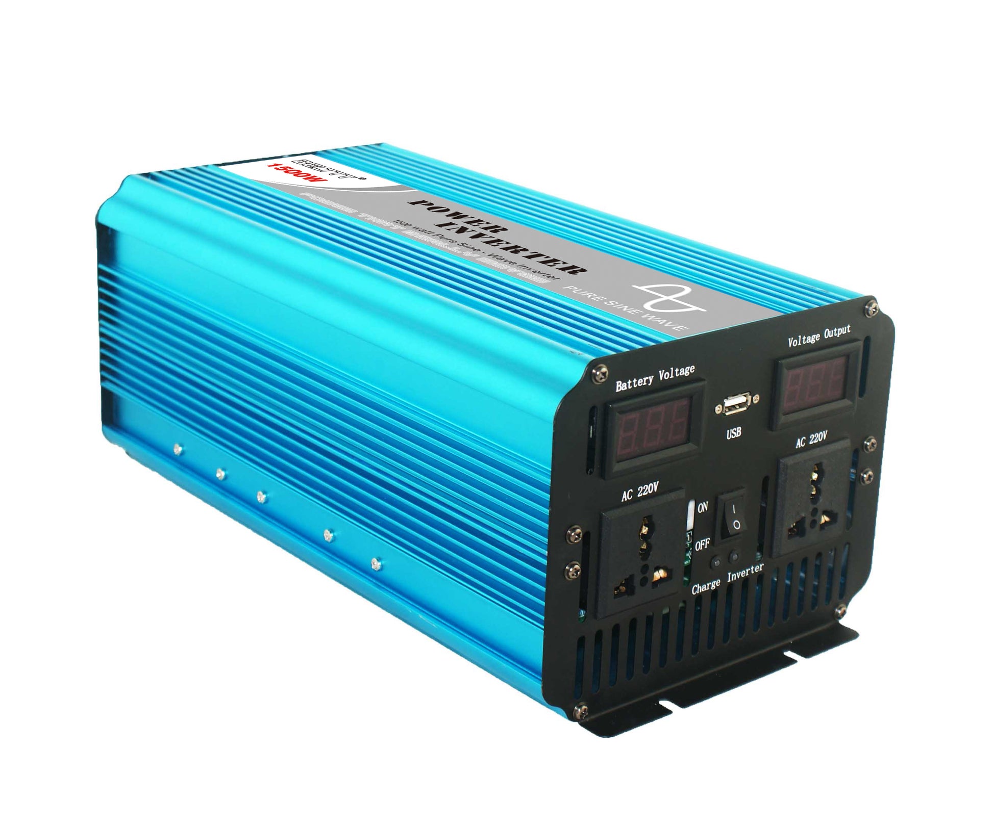 Convertisseur changeur de tension 24v 220v 1500w 50hz pure sinusoide - ECLATS DESTOCKAGE