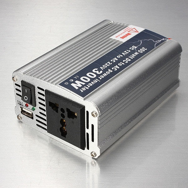 Convertisseur continu-alternatif 300w 300 watts 12v - 220v 230v 240v - ECLATS DESTOCKAGE