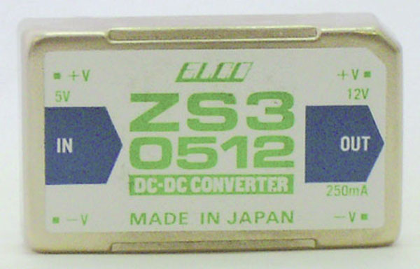 Convertisseur dc/dc 3w 5vdc vers 12vdc 250ma lotalcvzs30512 ECLATS DESTOCKAGE