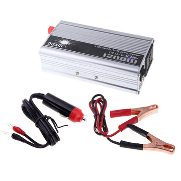 Convertisseur de tension 12v 220v usb 5v 1200w k1240 survolteur changeur - ECLATS DESTOCKAGE