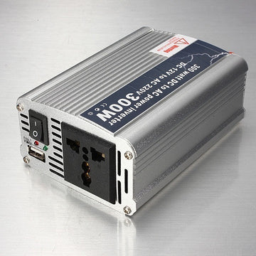 Convertisseur de tension genois 12v - 220v - 300w + port usb 5v alim 230v 240v - ECLATS DESTOCKAGE
