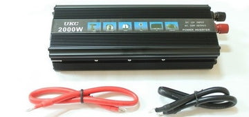 Convertisseur de tension onduleur 12v 2000 w dc survolteur 12v 220v 2000w 230v 240v - ECLATS DESTOCKAGE