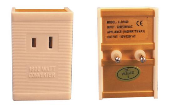 Convertisseur electrique 220v 110v 1600w 220 110 volt 210v 100 105 220v 110v 230v 115v 240v 120v 110 - ECLATS DESTOCKAGE
