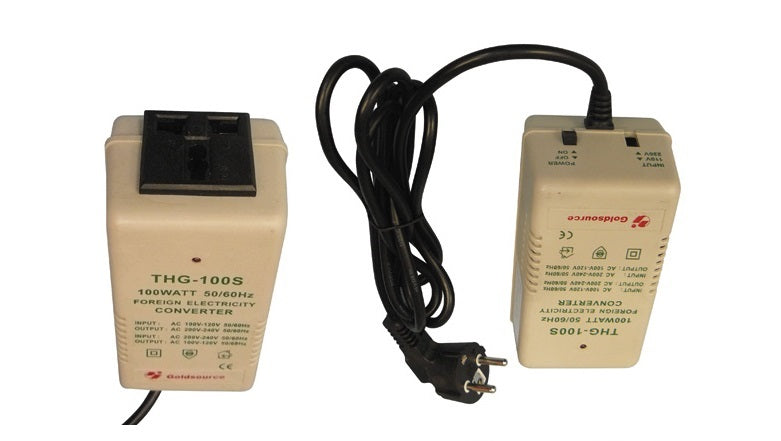 Convertisseur electrique changeur tension reversible 220v 110v 100w 240v 115v 230v - ECLATS DESTOCKAGE