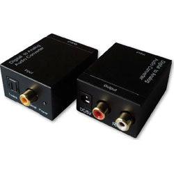 Convertisseur numérique optique ou coax analogique rca stéréo - tv ampli audio vidéo cobt96 ECLATS DESTOCKAGE