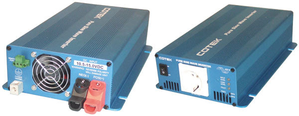 Convertisseur pure sinusoide 12v 220v 600w 680w crete 12vcc 230vca tension alcv12 230 600ws - ECLATS DESTOCKAGE