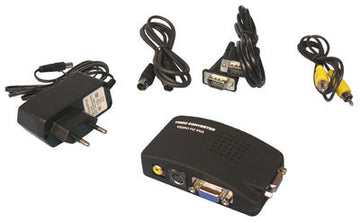 Convertisseur signal video tv vers signal vga transmetteur modulateur change signal ECLATS DESTOCKAGE