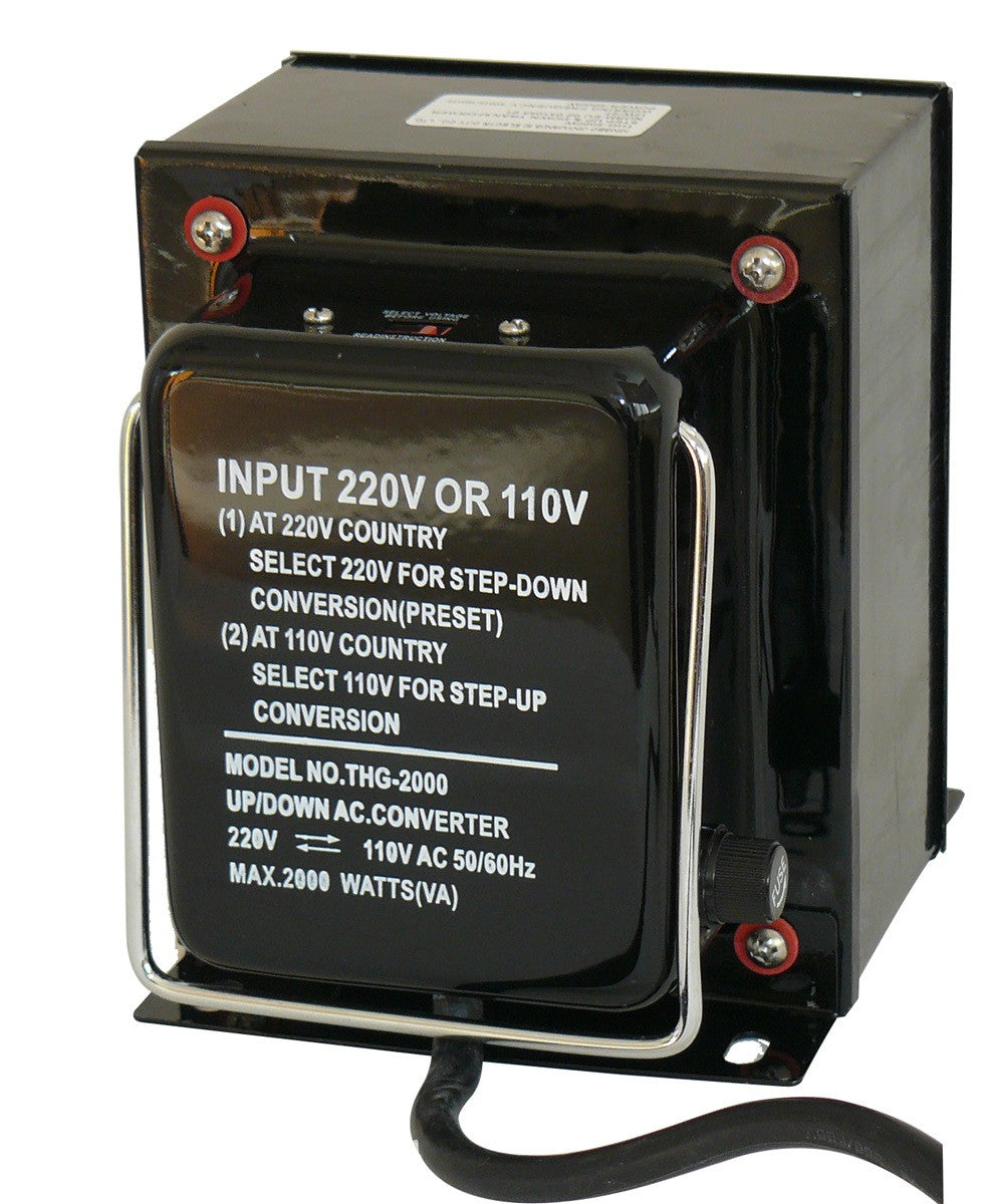 Convertisseur tension changeur 220v vers 110v reversible 1500w 1.5kw crete 2000w 110 220 - ECLATS DESTOCKAGE