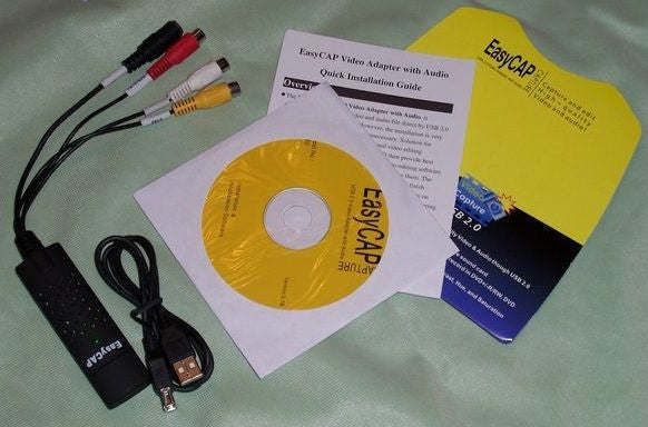 Convertisseur VHS numérique K7 usb analogique audio carte acquisition ECLATS DESTOCKAGE