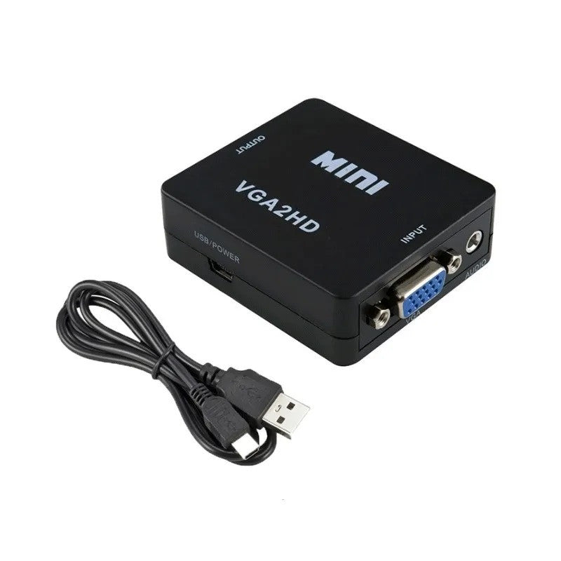 Convertisseur video vga a hdmi changeur conversion hd 1080p ECLATS DESTOCKAGE