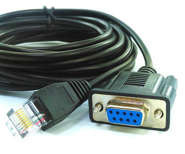 Cordon 1.80m adaptateur rj45 vers rs232 cable convertisseur 8P8C vers db9 db25 caisse enregistreuse ECLATS DESTOCKAGE