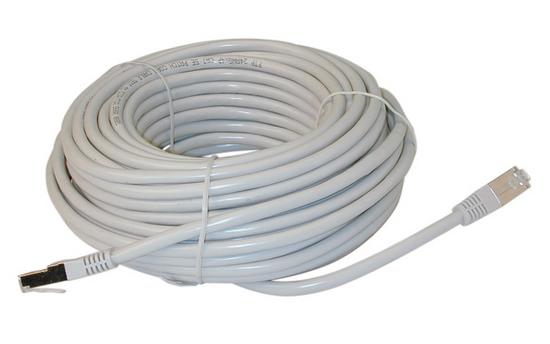Cordon 30m rj45 vers rj45 8p/8c 100mbps pour reseau lan cable ftp connecteur rj45 vers rj45 cw108 ECLATS DESTOCKAGE