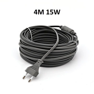 Cordon 4m chauffant avec thermostat cable electrique antigel canalisation tuyau eau ECLATS DESTOCKAGE