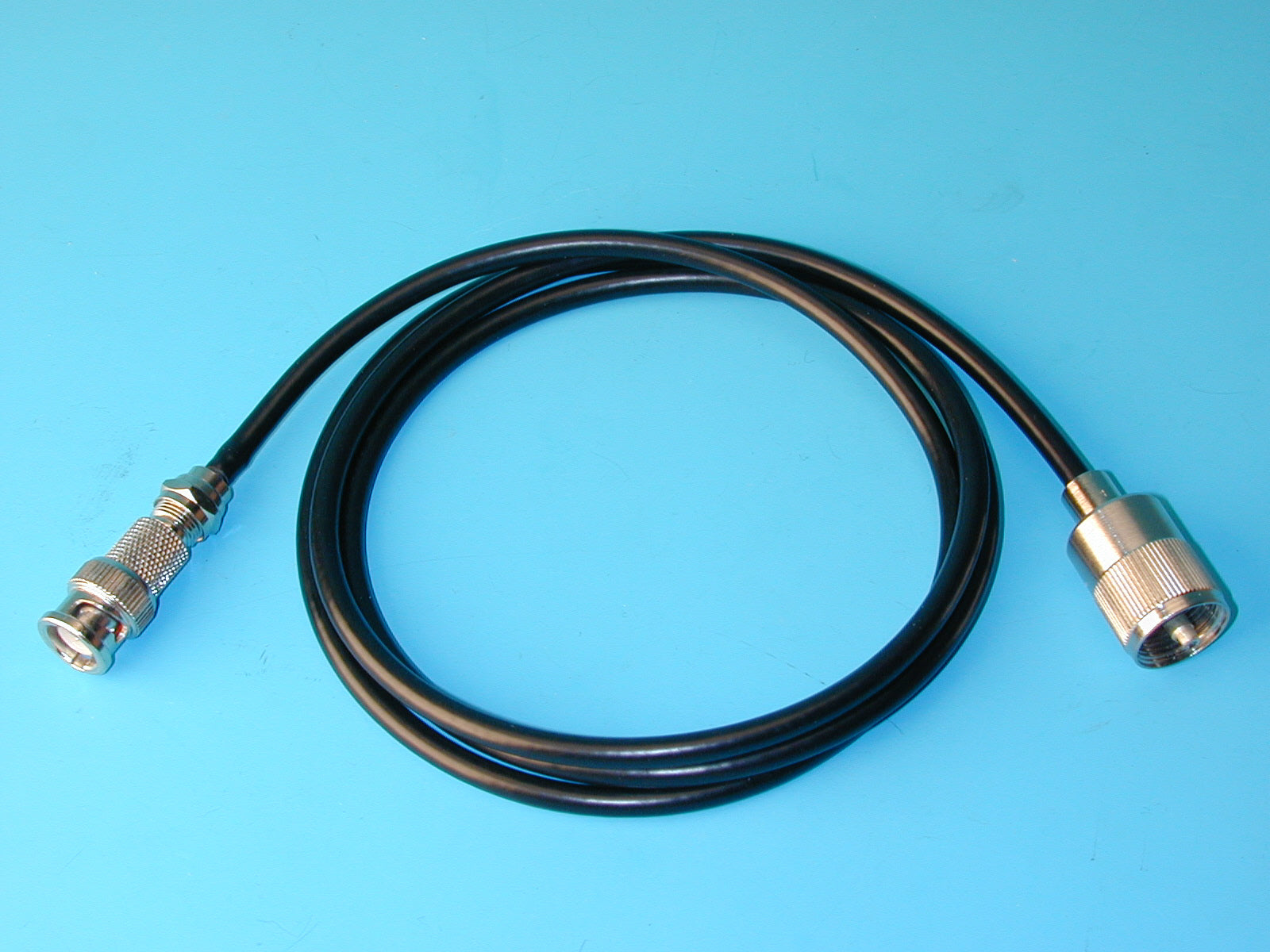 Cordon 50 ohm 1m pl259 mâle vers bnc mâle accessoire transmission alarme radio - ECLATS DESTOCKAGE