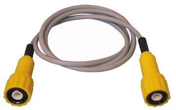 Cordon bnc mâle bnc mâle 1 metre 75 ohms jaune - ECLATS DESTOCKAGE