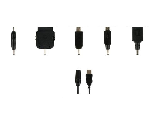 Cordon cable chargeur mini micro usb vers fiche 3.5mm femelle 5 fiches ipod iphone 2mm plugspset8 5410329434465 ECLATS DESTOCKAGE