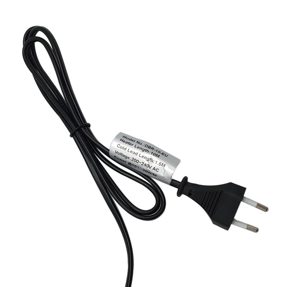 Cordon cable chauffant antigel electrique taille 1 metre avec thermostat tuyau ECLATS DESTOCKAGE